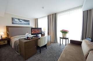 Отель HAVET Hotel Resort & Spa Дзвижино Двухместный номер «Атриум» с 1 кроватью и пакетом спа-услуг-1